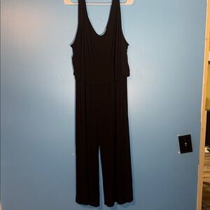 Forever Rose Elegant Black Jumpsuit